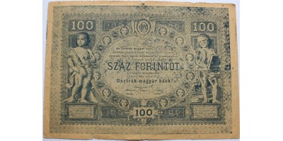 100 forint 1880 korabeli reklám nyomtatvány R!